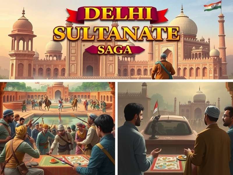Indian players discussing Delhi Sultanate Saga strategies